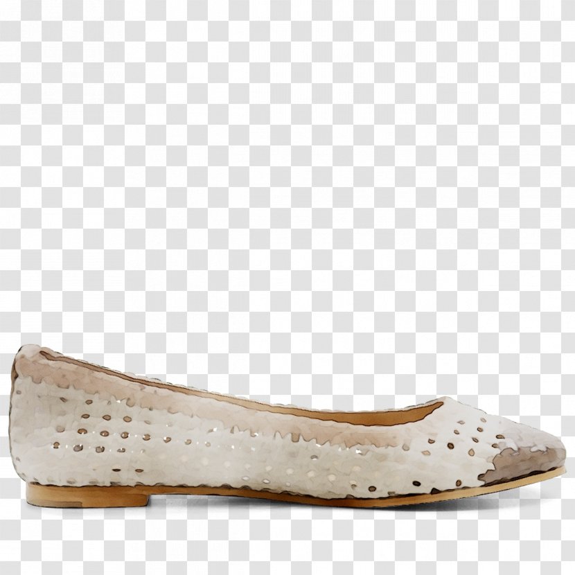 Ballet Flat Suede Shoe Walking - Beige Transparent PNG