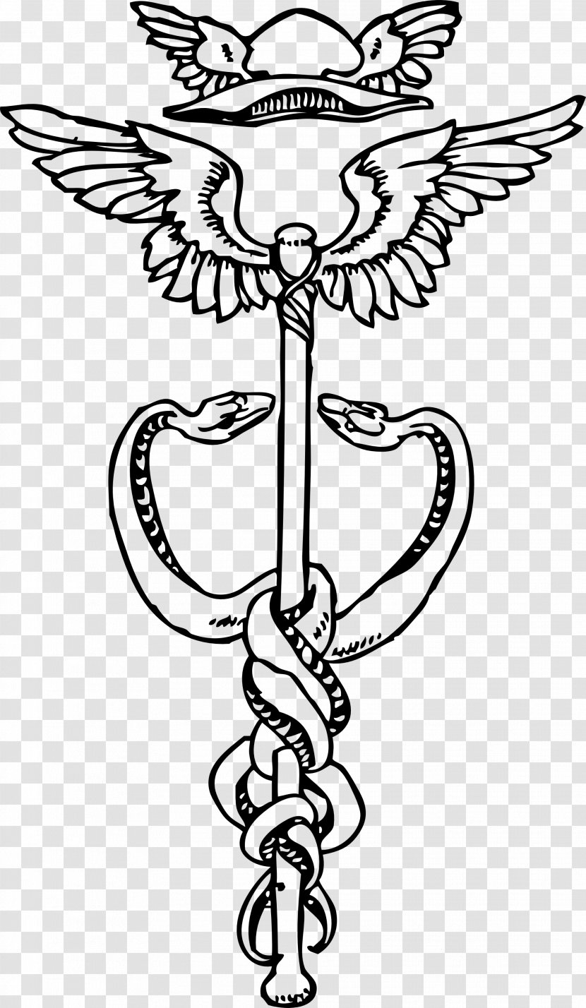Staff Of Hermes Symbol Clip Art - Medicine Transparent PNG