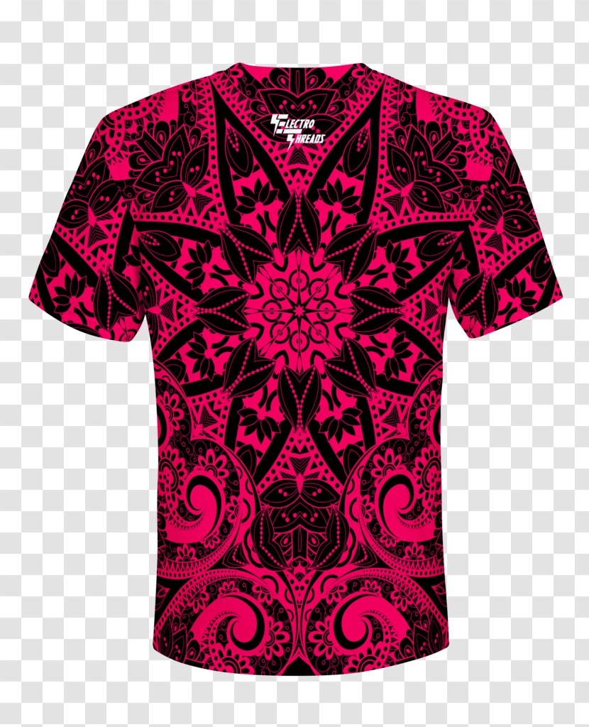 T-shirt Sleeve Visual Arts Electro Pink - Symbol Transparent PNG