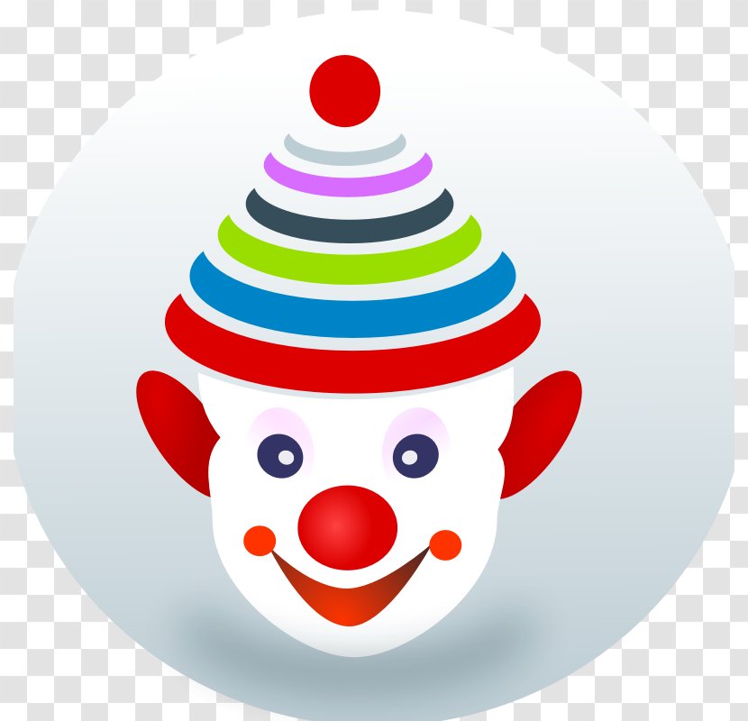 Joker Clown Circus Clip Art - Royaltyfree - Cartoon Face Transparent PNG
