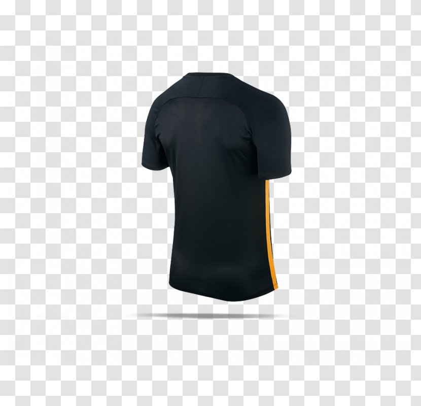 T-shirt Shoulder Sleeve - Black M - Striped Material Transparent PNG