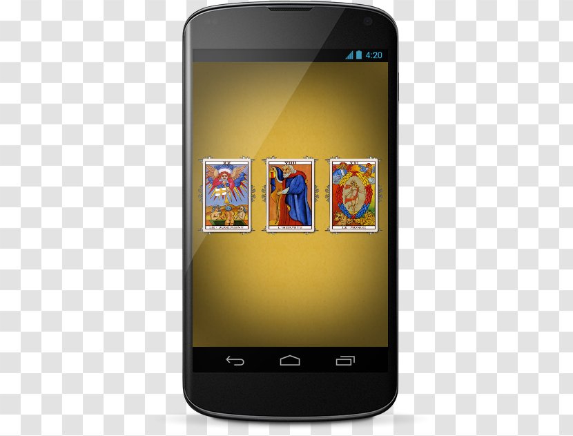 Feature Phone Smartphone Rider-Waite Tarot Deck Multimedia - Technology Transparent PNG