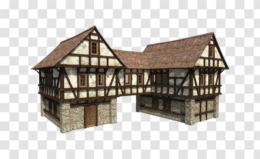 Minecraft Middle Ages Manor House Gatehouse - Mansion - Townhouse Design Transparent PNG
