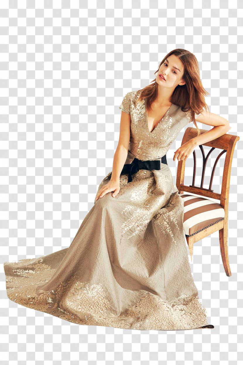Clothing Fashion Wedding Dress Lookbook - Holiday - Evening Transparent PNG