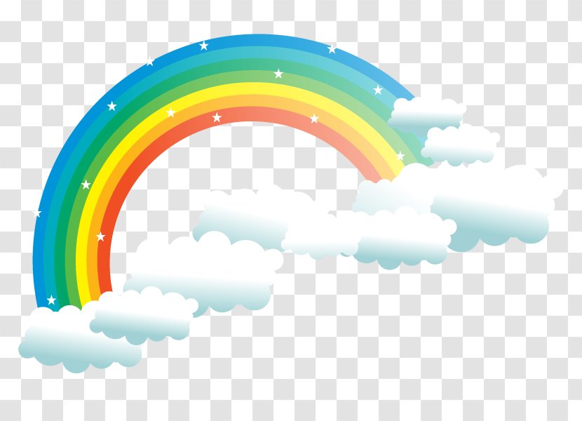 Rainbow Cloud Sky Clip Art - Stock Photography Transparent PNG