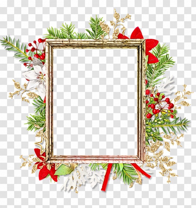 Picture Frame - Christmas Border - Decoration Fir Transparent PNG