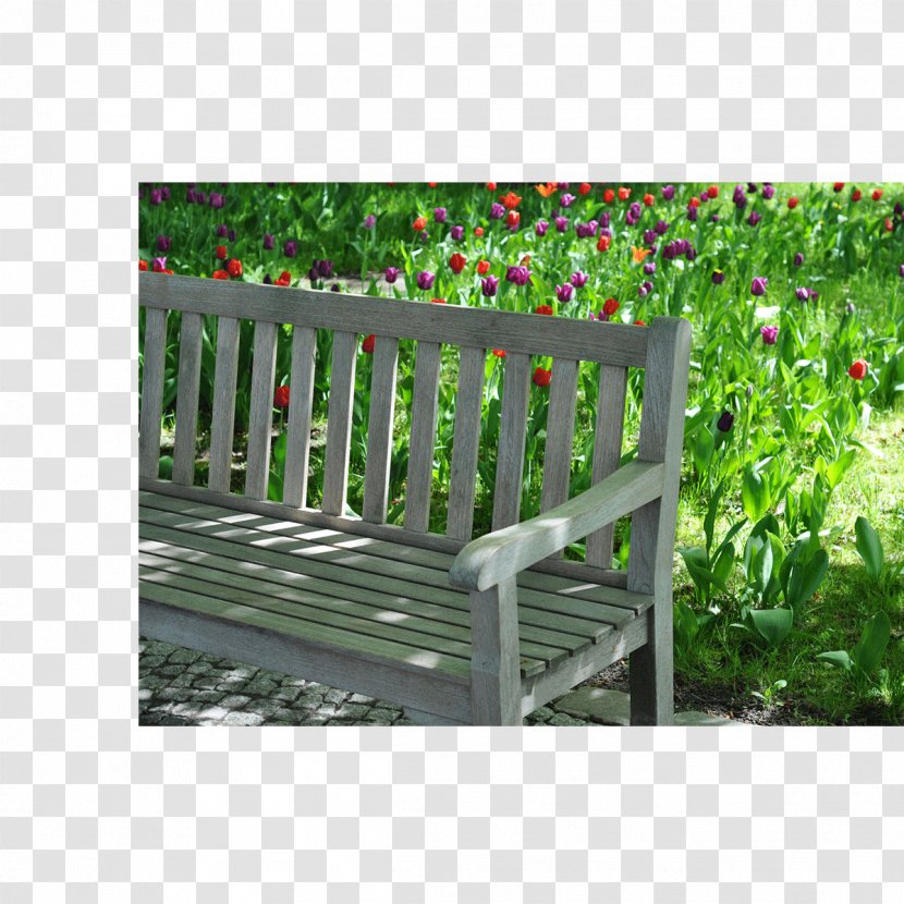 Picket Fence Bench - Green - Moods Transparent PNG