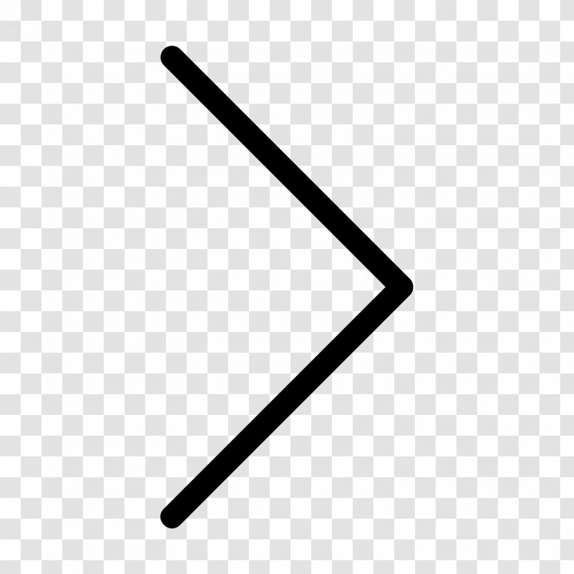 Arrow Symbol Clip Art - Greater Than Transparent PNG
