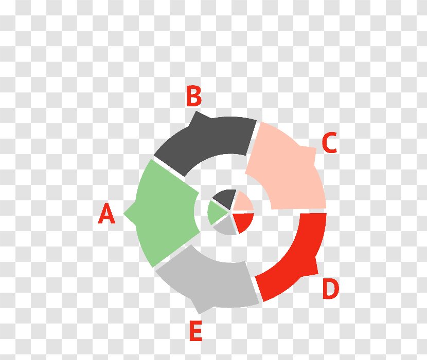 Circle Infographic - Color Data Ppt Material Transparent PNG