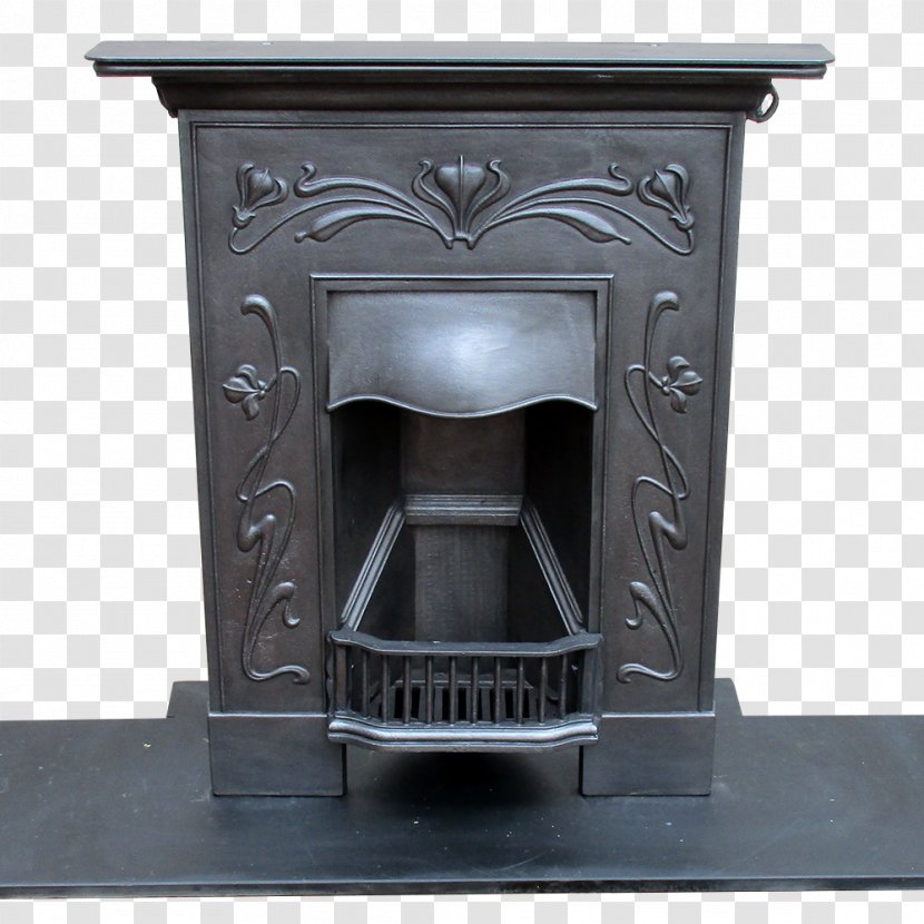 Fireplace Art Nouveau Hearth Stove - Victorian Transparent PNG