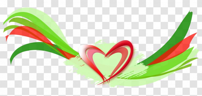 Heart Garland Party Clip Art - Frame Transparent PNG