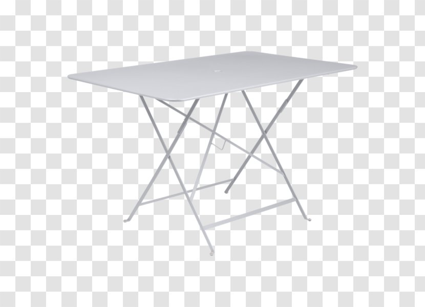 Fermob Bistro Folding Table Tables Cafe - White Transparent PNG