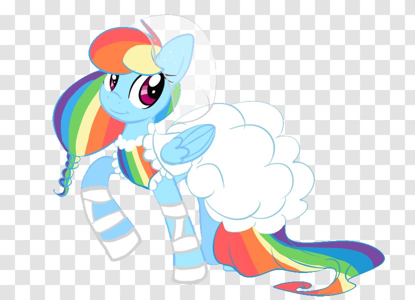 Rainbow Dash Twilight Sparkle Clothing Dress Pony - Watercolor - Mink Hair Transparent PNG