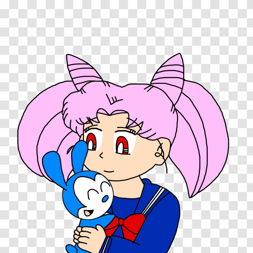 Chibiusa DeviantArt Ear - Watercolor Transparent PNG