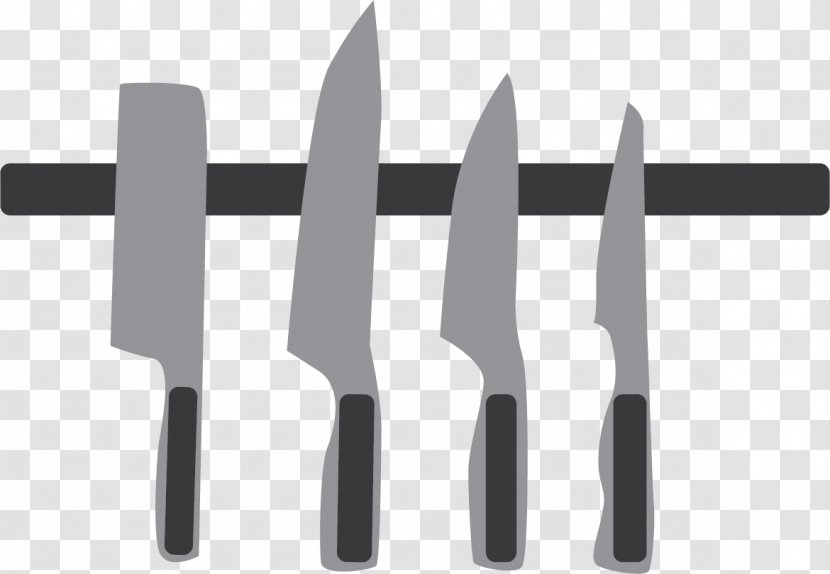 Kitchen Knife Utensil Euclidean Vector - A Set Of Knives Transparent PNG