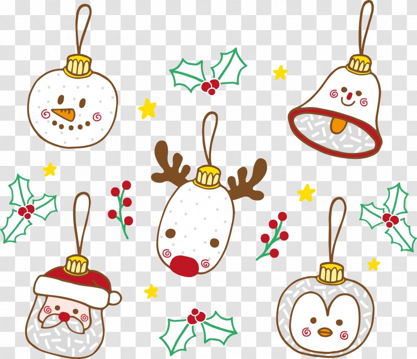 Christmas Chinese New Year Fu Qixi Festival - S Day - Bells And Snowman Transparent PNG