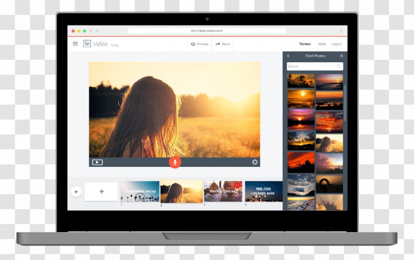 Adobe Spark Video Systems Editing Software - World Wide Web Transparent PNG
