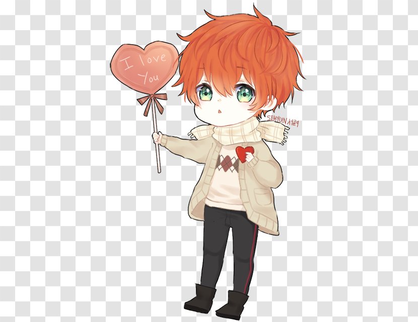 Mystic Messenger Drawing Fan Art Game - Heart - Silhouette Transparent PNG