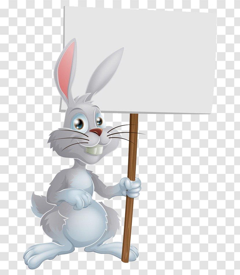 Easter Bunny Rabbit Clip Art - Fotosearch - Take The Brand Transparent PNG