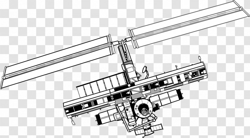 International Space Station Spacecraft Clip Art - Structure - Global Satellite Universe Transparent PNG