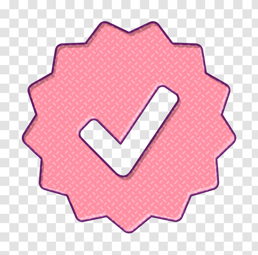 Icon Approval Symbol In Badge Icon Confirm Icon Transparent PNG