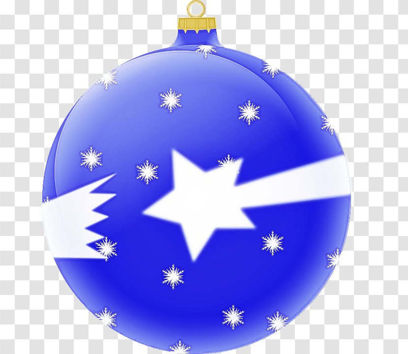 Christmas Ornament - Blue - Star Interior Design Transparent PNG