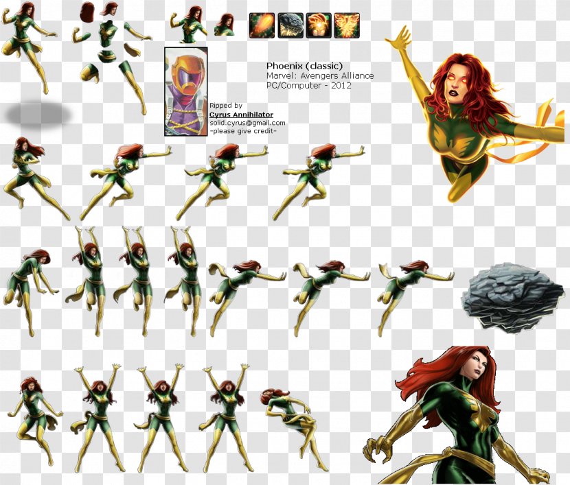 Jean Grey Marvel: Avengers Alliance Black Widow Thor Clint Barton - Marvel - Phoenix Transparent PNG