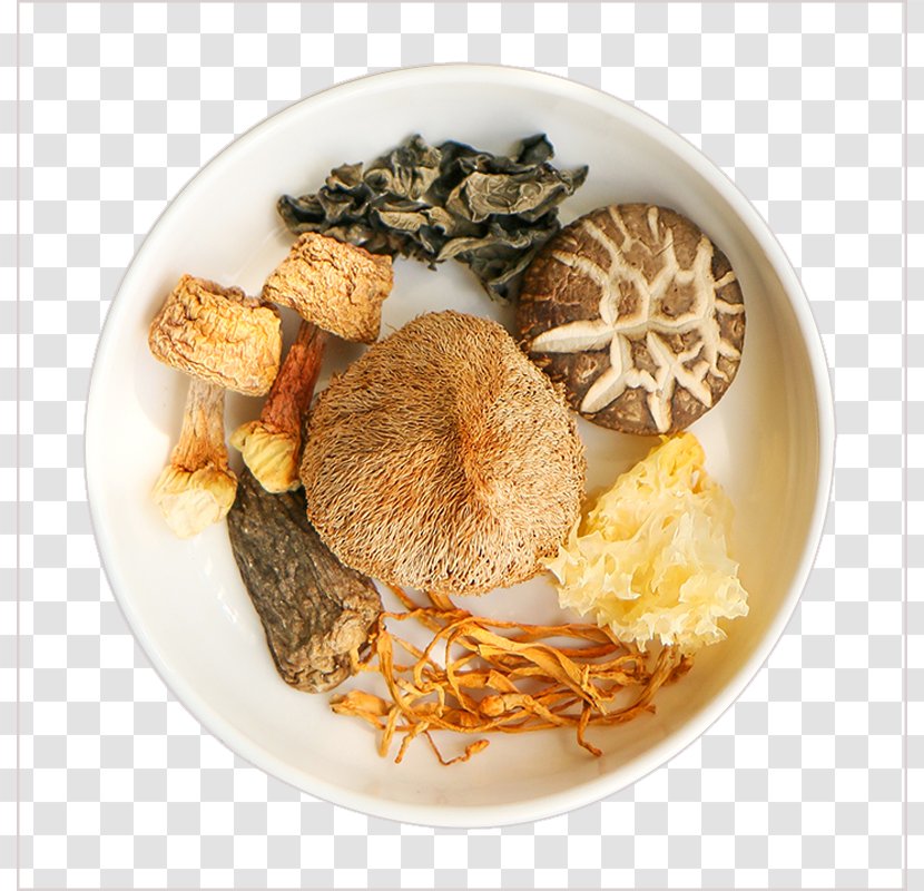 Mushroom Hericium Erinaceus Soup - Vegetarian Food Transparent PNG