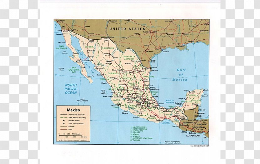 Mexico City United States Mapa Polityczna World Map Transparent PNG