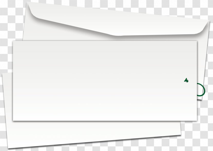 Paper Rectangle - White - Envelope Transparent PNG