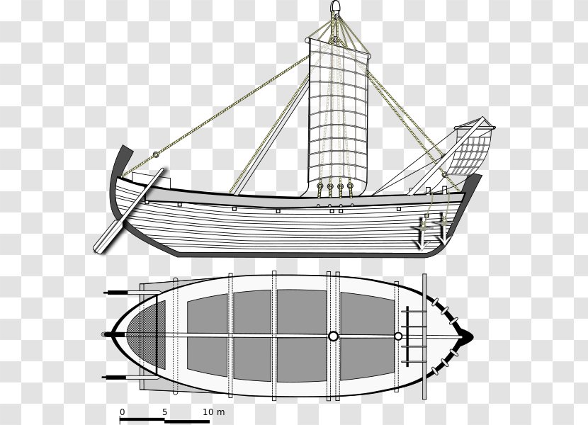 Mahdia Shipwreck Thapsus - Tall Ship - Reconstruction Transparent PNG