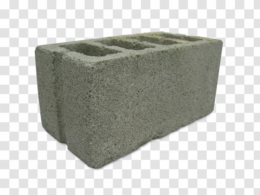 Cement Material Rectangle - Hollow Brick Transparent PNG