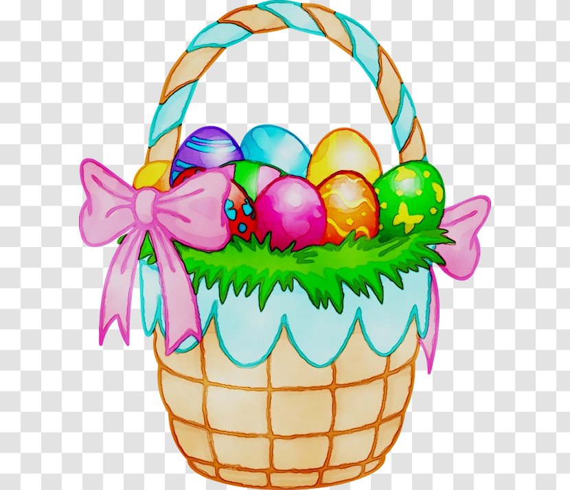 Easter Basket Clip Art Egg - Hunt - Gift Transparent PNG