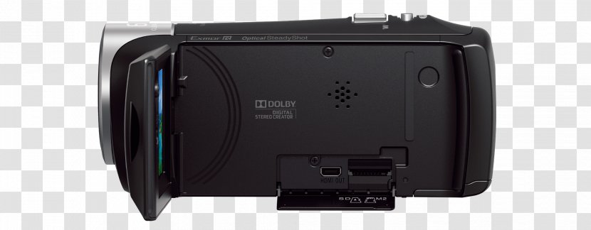 Video Cameras Sony Handycam Wide-angle Lens - Stereo Digital Transparent PNG