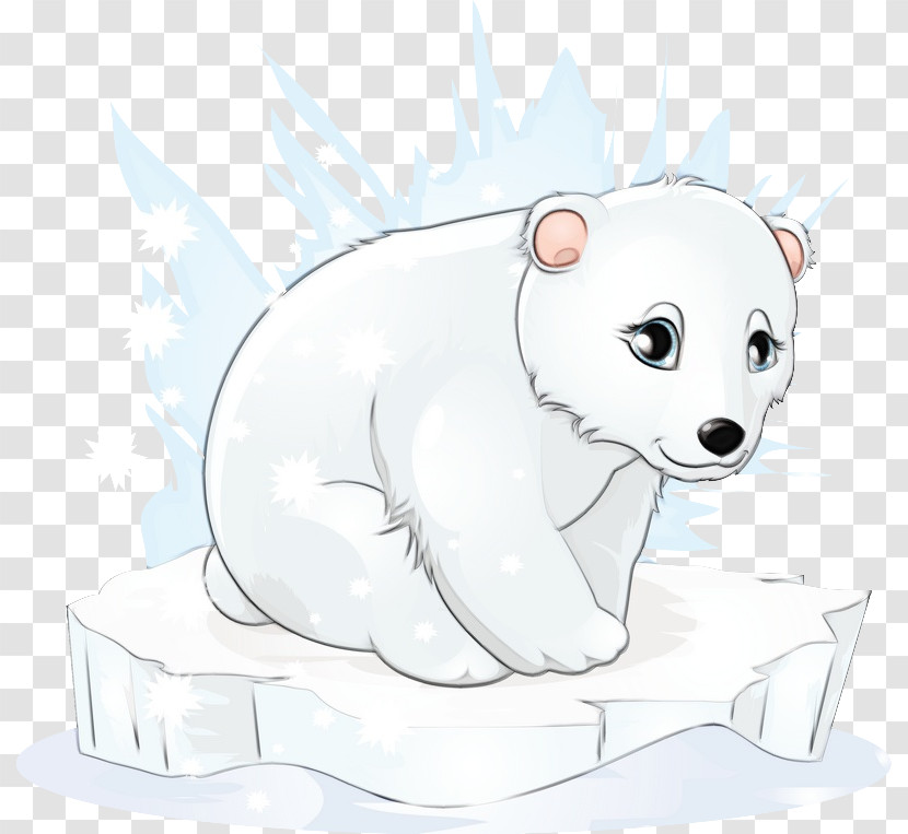 Polar Bear Bear Cartoon Snout Animal Figure Transparent PNG