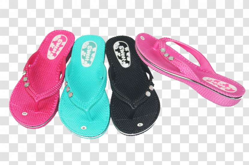 Slipper Flip-flops Shoe Sandal Footwear - Resort - Bright Color Transparent PNG