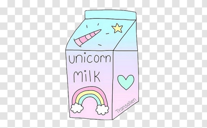 Milkshake Unicorn Milk Carton Kids Transparent PNG