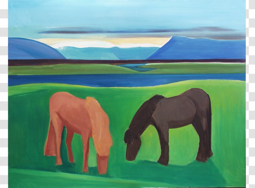 Painting Artist Horse Art Exhibition - Grassland Transparent PNG