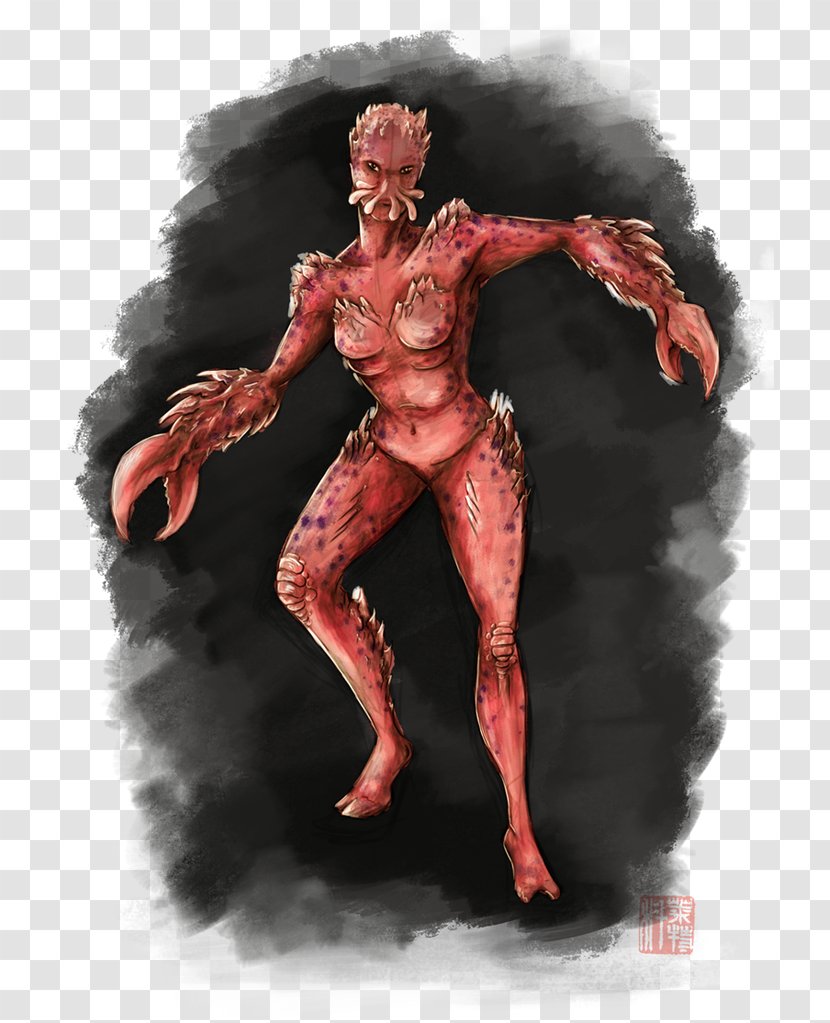 Demon Homo Sapiens Muscle Legendary Creature - Cartoon Transparent PNG