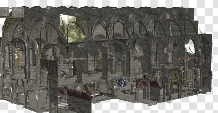 DeviantArt Artist 3D Modeling Chapel - Model - Crystal Dynamics Transparent PNG