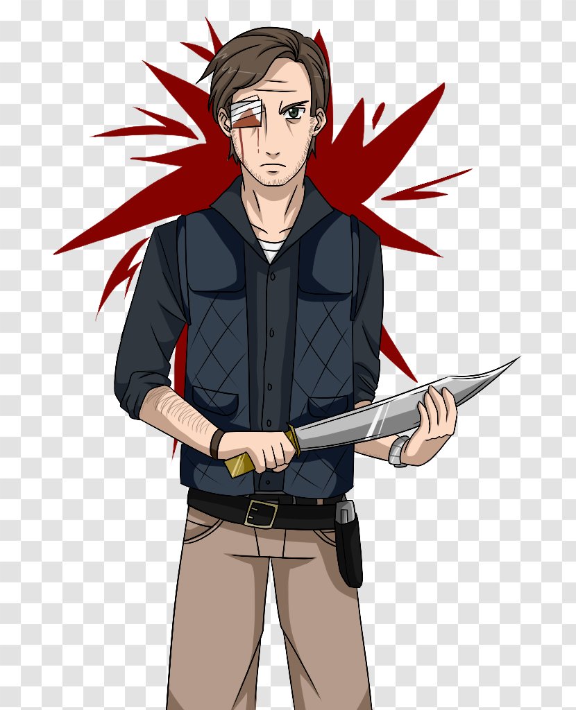 Sword Male Character Animated Cartoon - Watercolor Transparent PNG