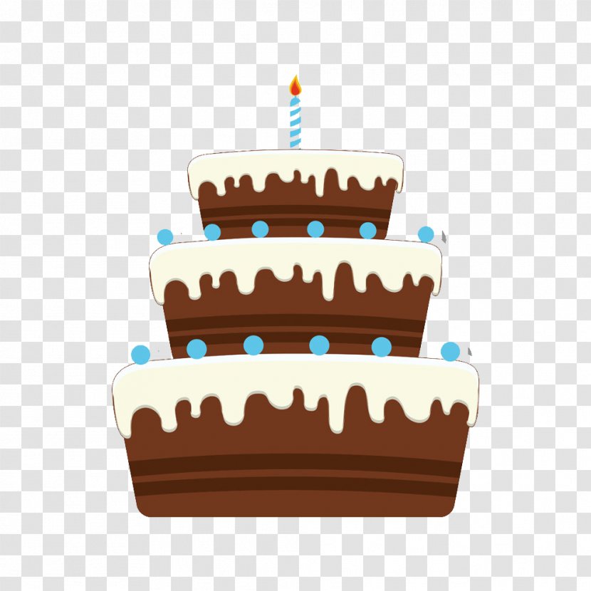 Birthday Cake Chocolate Party - Layer Transparent PNG