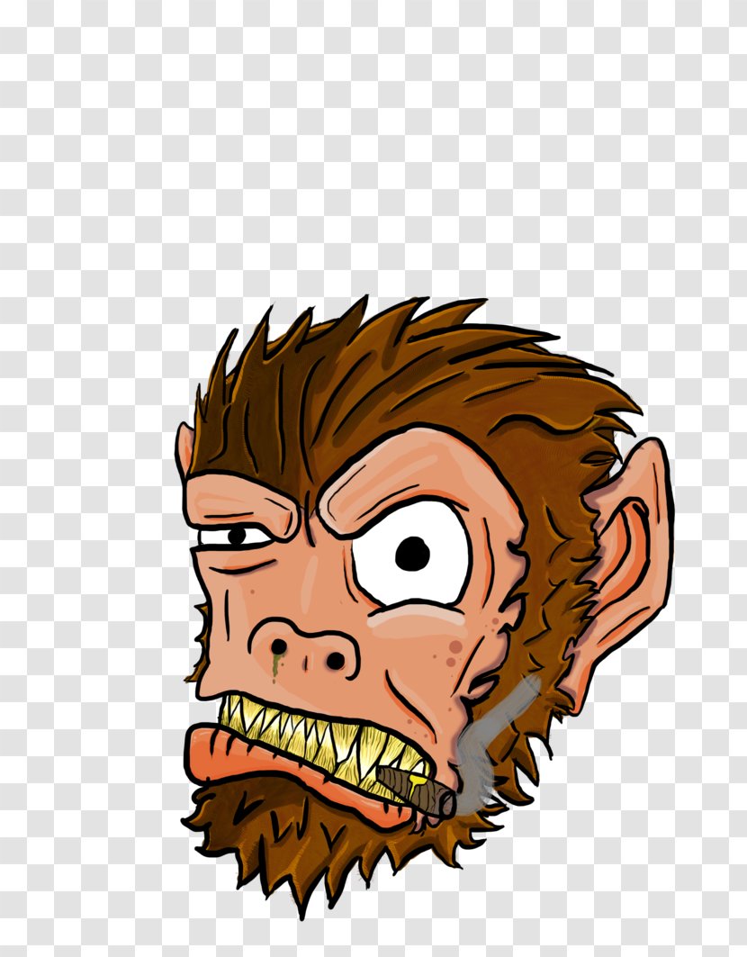 Ape Grand Theft Auto V Logo Drawing - Creative Monkey Transparent PNG