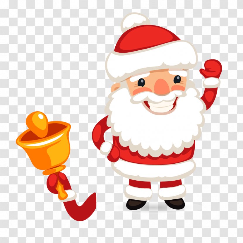 Santa Claus Christmas Ornament - Tree - Happy Vector Transparent PNG