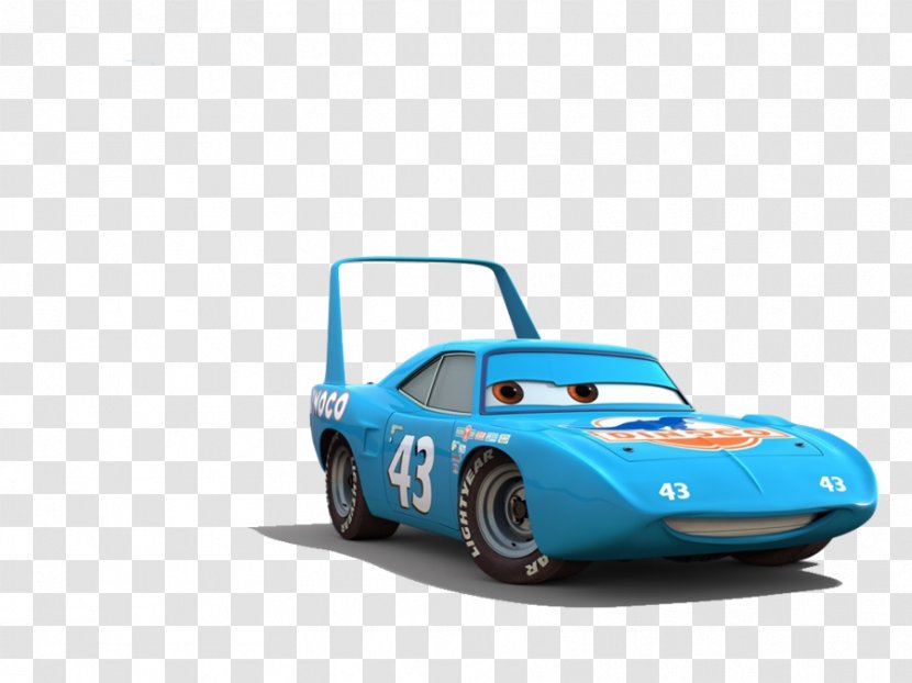 Strip 'The King' Weathers Cars 3: Driven To Win Lightning McQueen - Hardware - Blue Transparent PNG