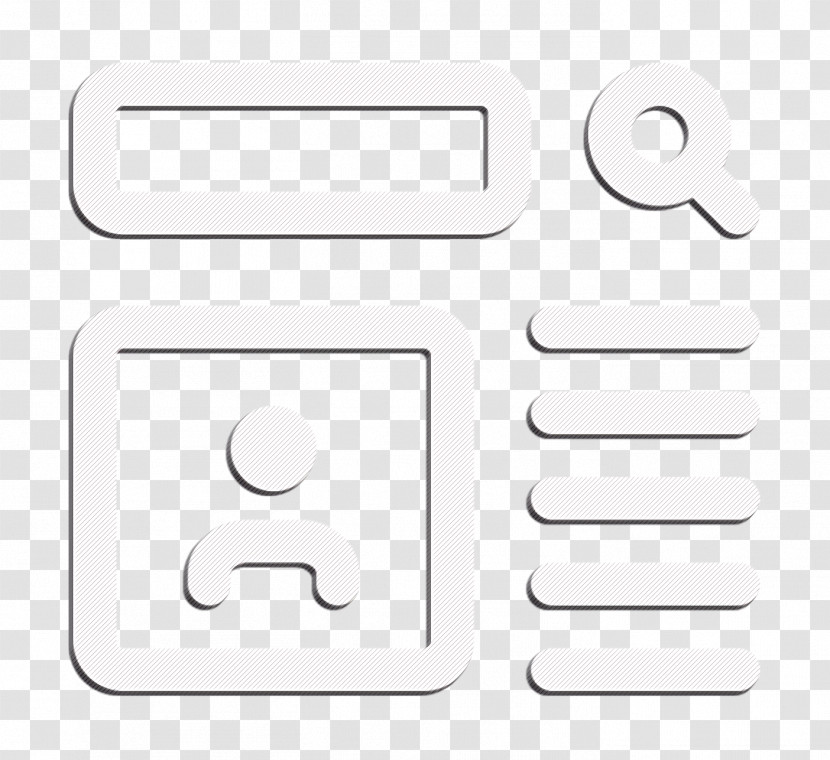 Ui Icon Wireframe Icon Transparent PNG