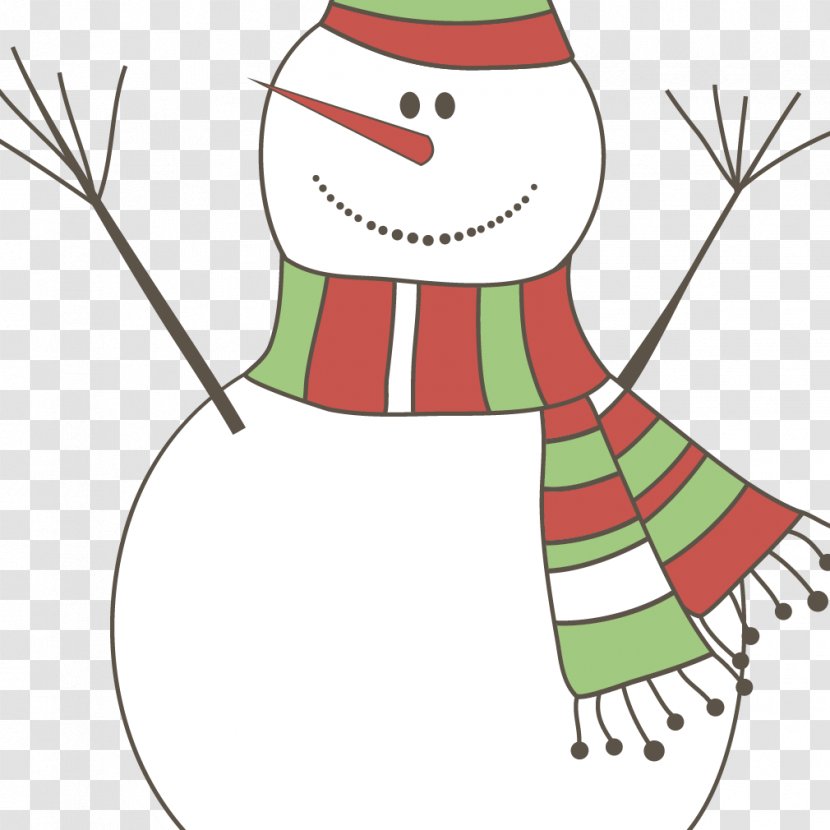 Snowman Royalty-free Clip Art - Santa Claus - Vector Warm Transparent PNG