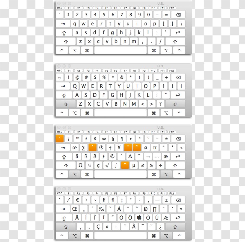 Computer Keyboard Space Bar Layout - Technology - Design Transparent PNG