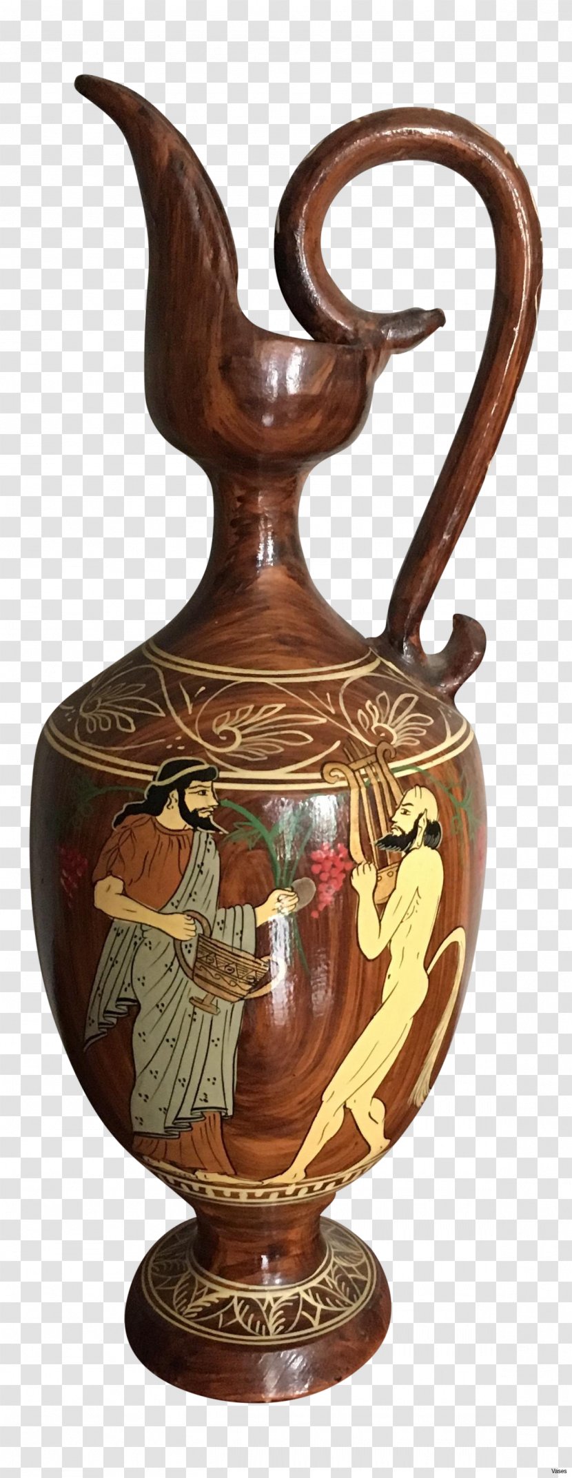 Vase Pitcher Pottery Ceramic Jug - Tableware Transparent PNG