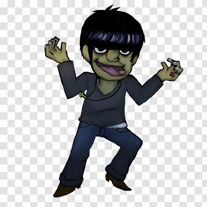 2-D Murdoc Niccals Gorillaz Cartoon Fan Art - Arm - Eyewear Transparent PNG